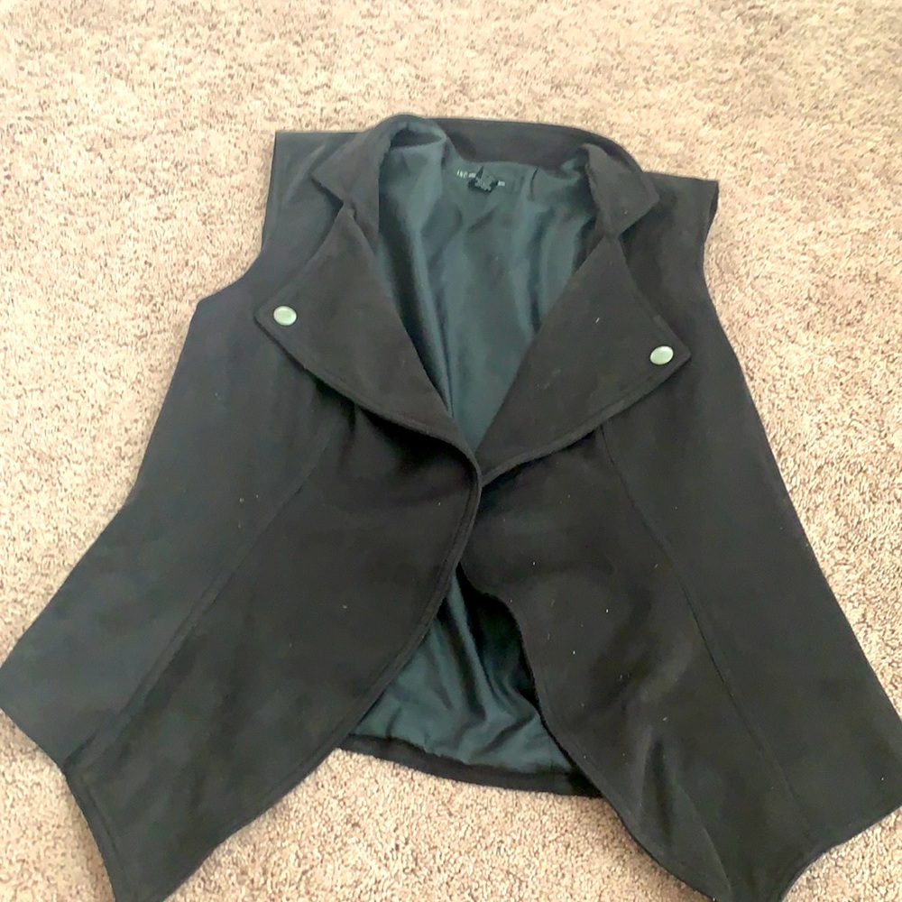 INC Faux Suede Vest, women’s XL